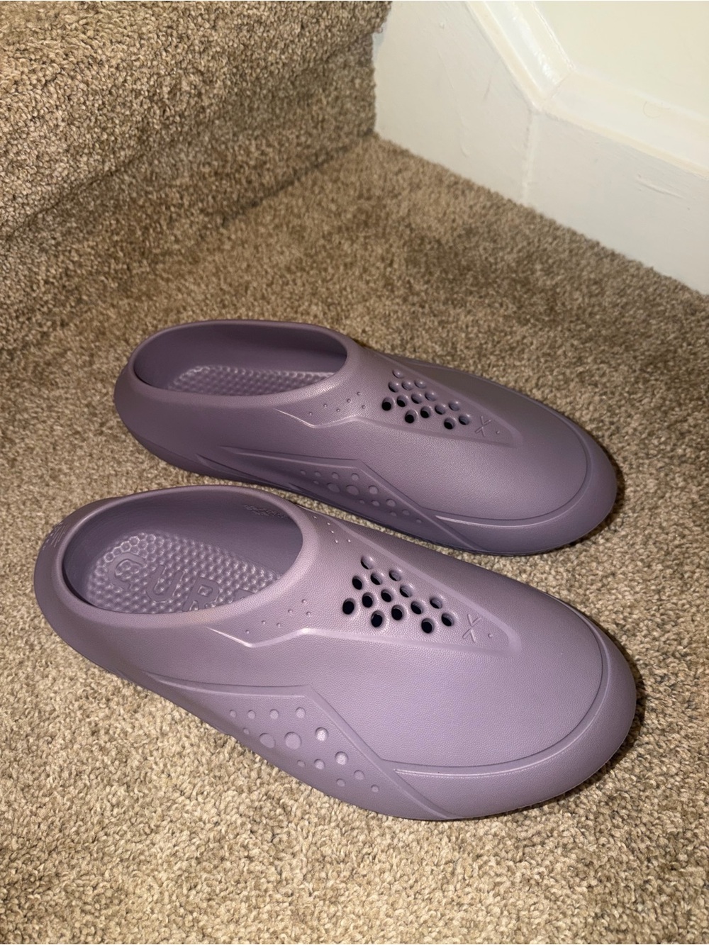 Curry FoamTro slides grey/purple